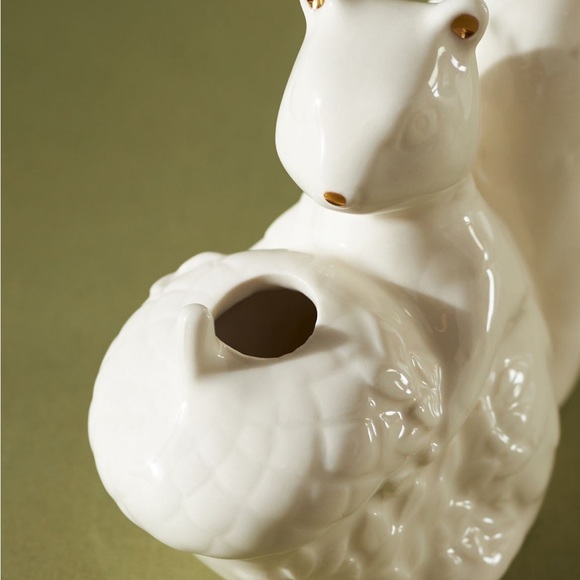 COPY - COPY - NWT. NIB Anthropologie Winter White Creature Bud Vase. Squirrel. … - Picture 3 of 7